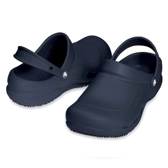 CROCS Bistro Work Blue Clogs Men Size 9 Women Size 11 NWT - Picture 3 of 7